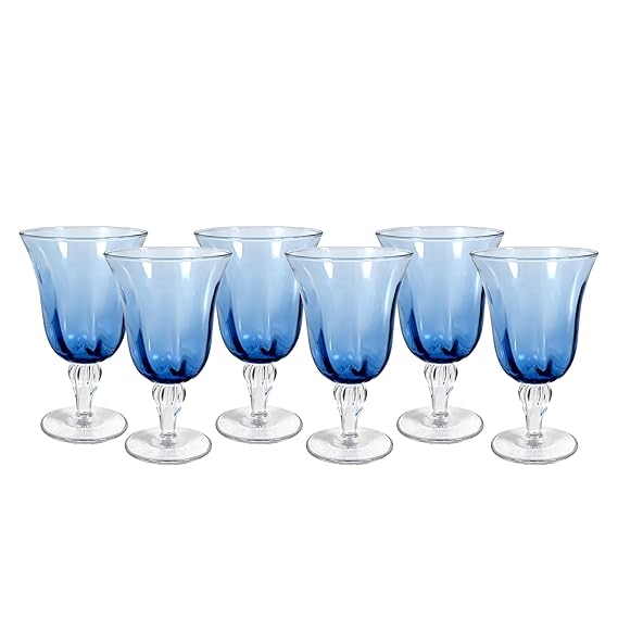 Jaspal Goblet - Iron Blue (Set of 6)