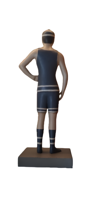 Vintage Swimming Boy Figurine