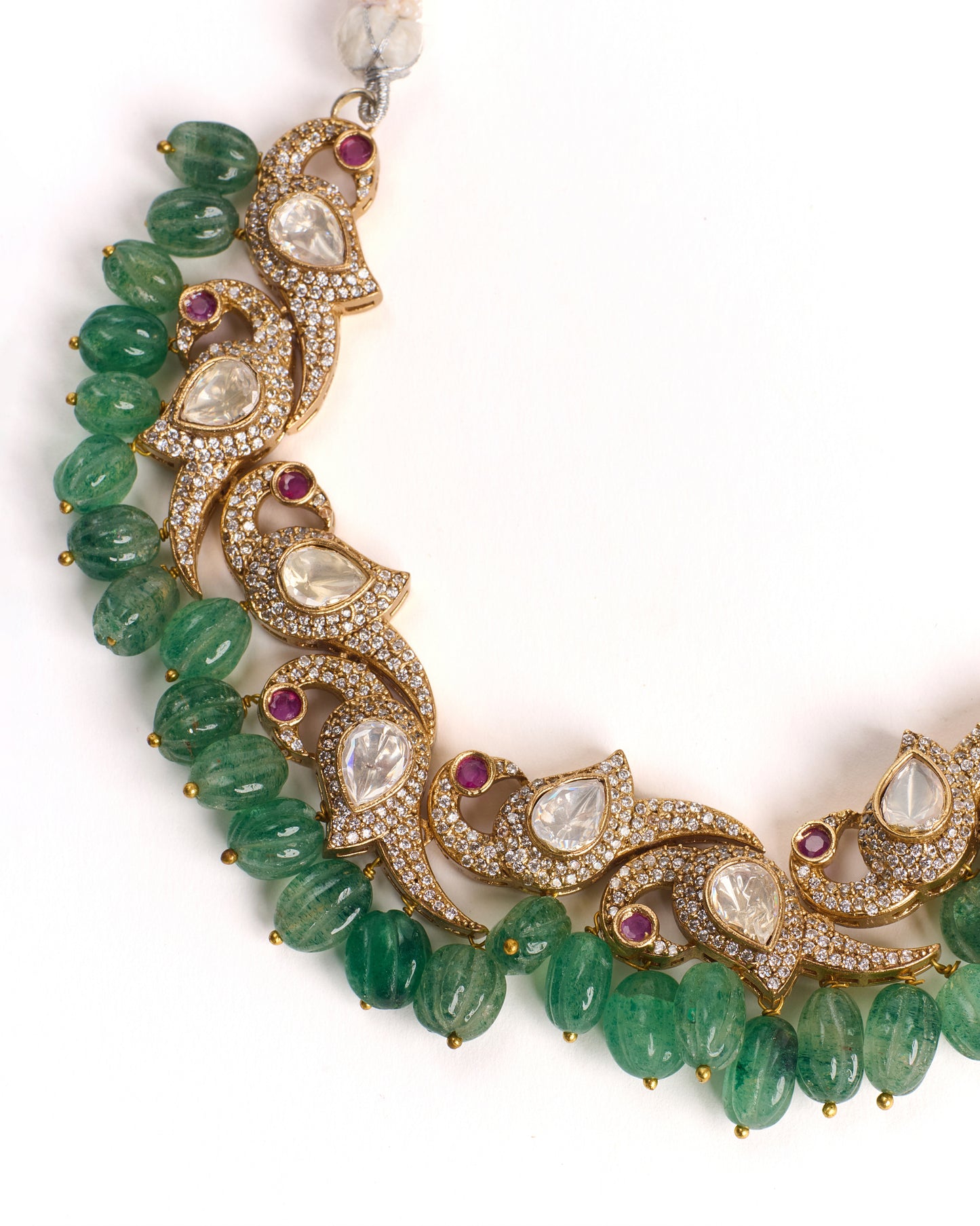 Peacock design necklace