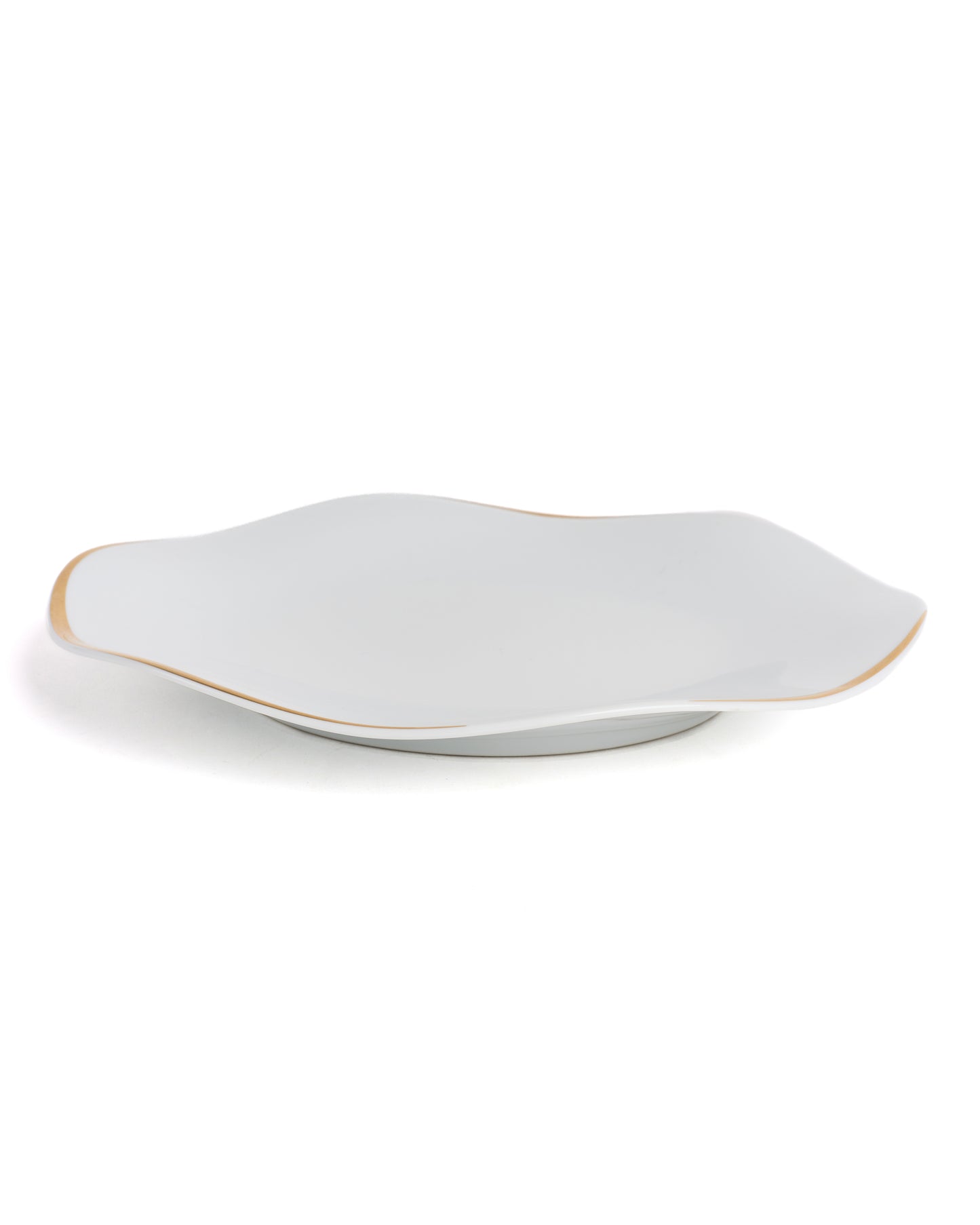 White moon charger plate