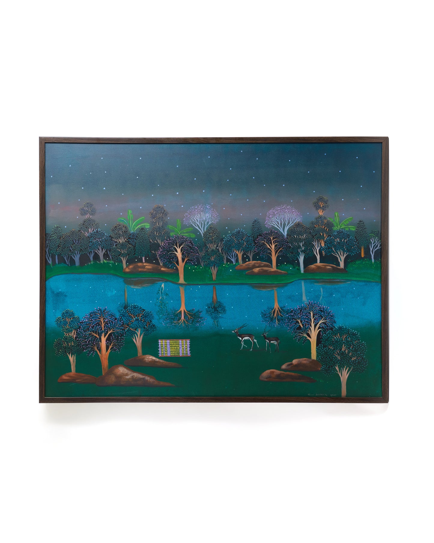 "Jungle" Framed Original Painting by Pavan Kavitkar