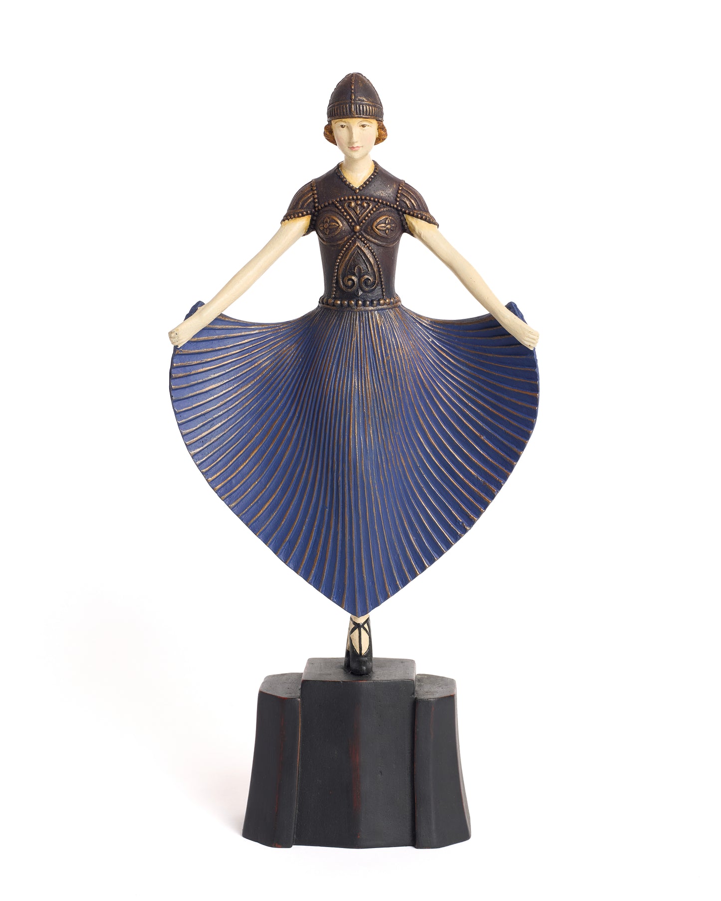 Lavinia Blue Dancing Girl Figurine