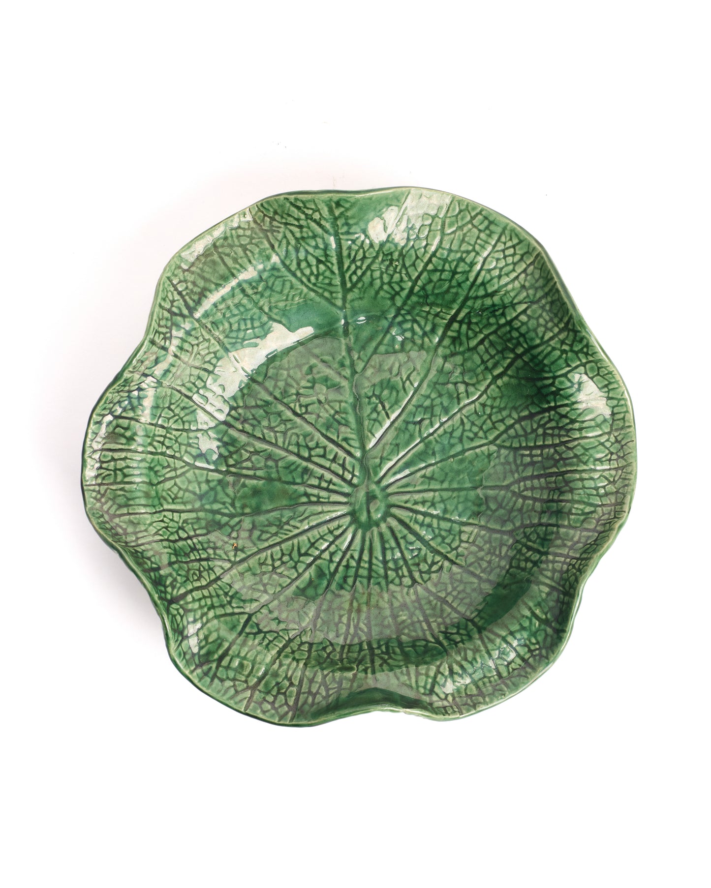 Leaf texture bowl