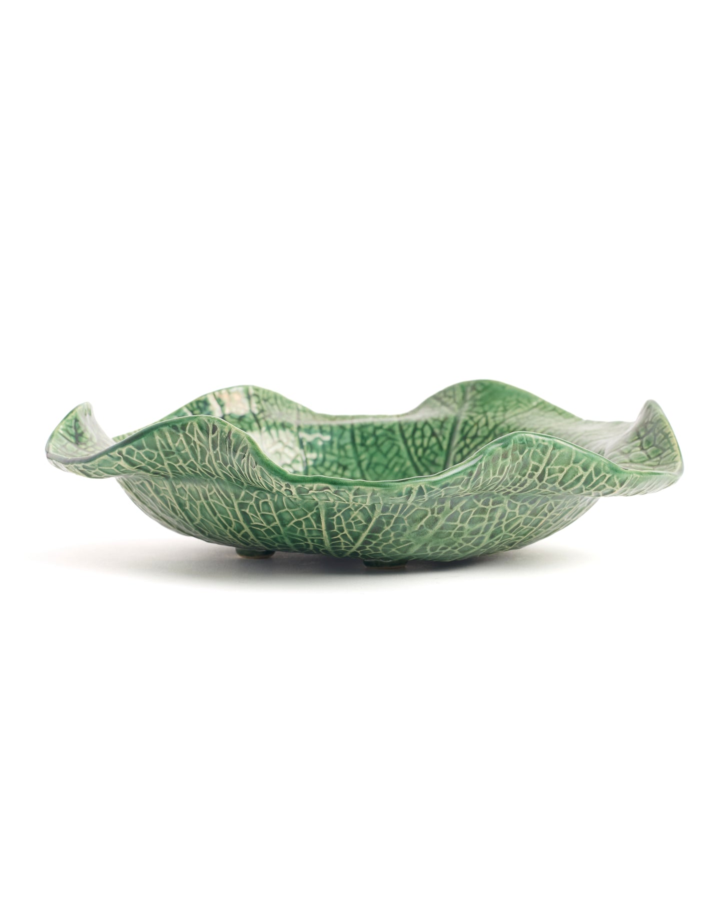 Leaf texture bowl