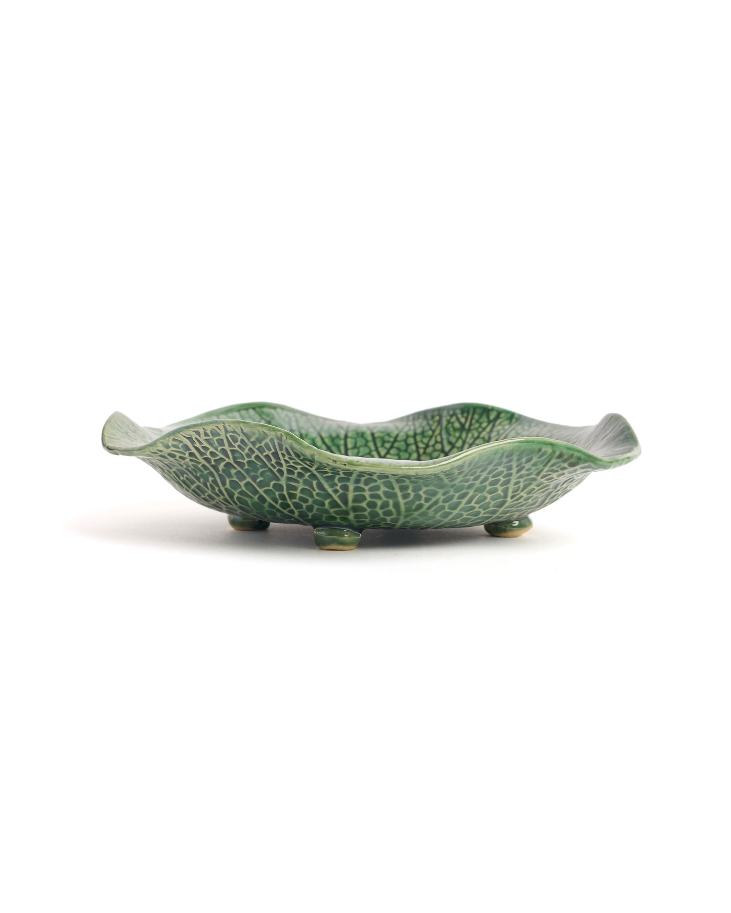 Leaf texture bowl