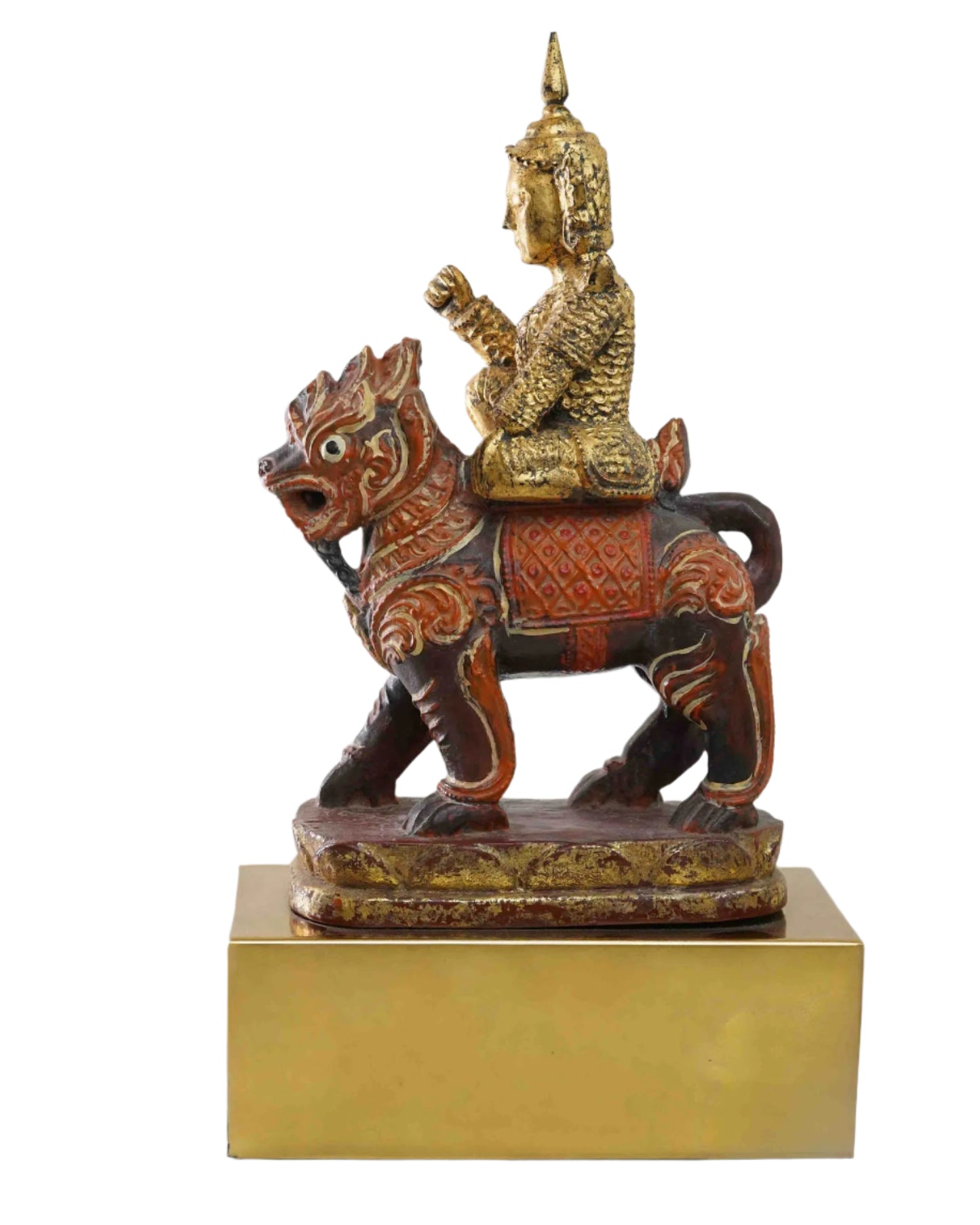 Thai Warrior Riding Mythhical Creature