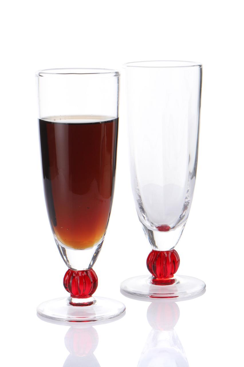 Murano goblet tall glass (Set of 6)