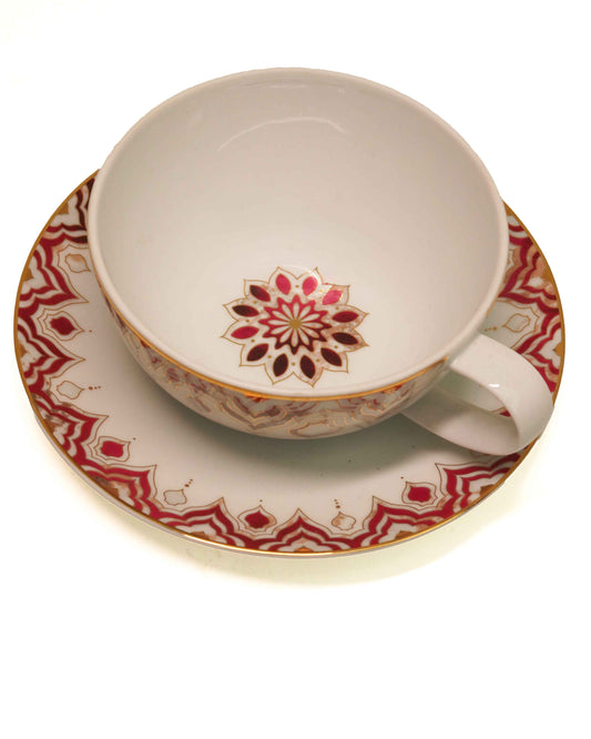 Porcelains Tea Cup with Saucer