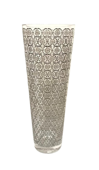 White Roses Conic Vase
