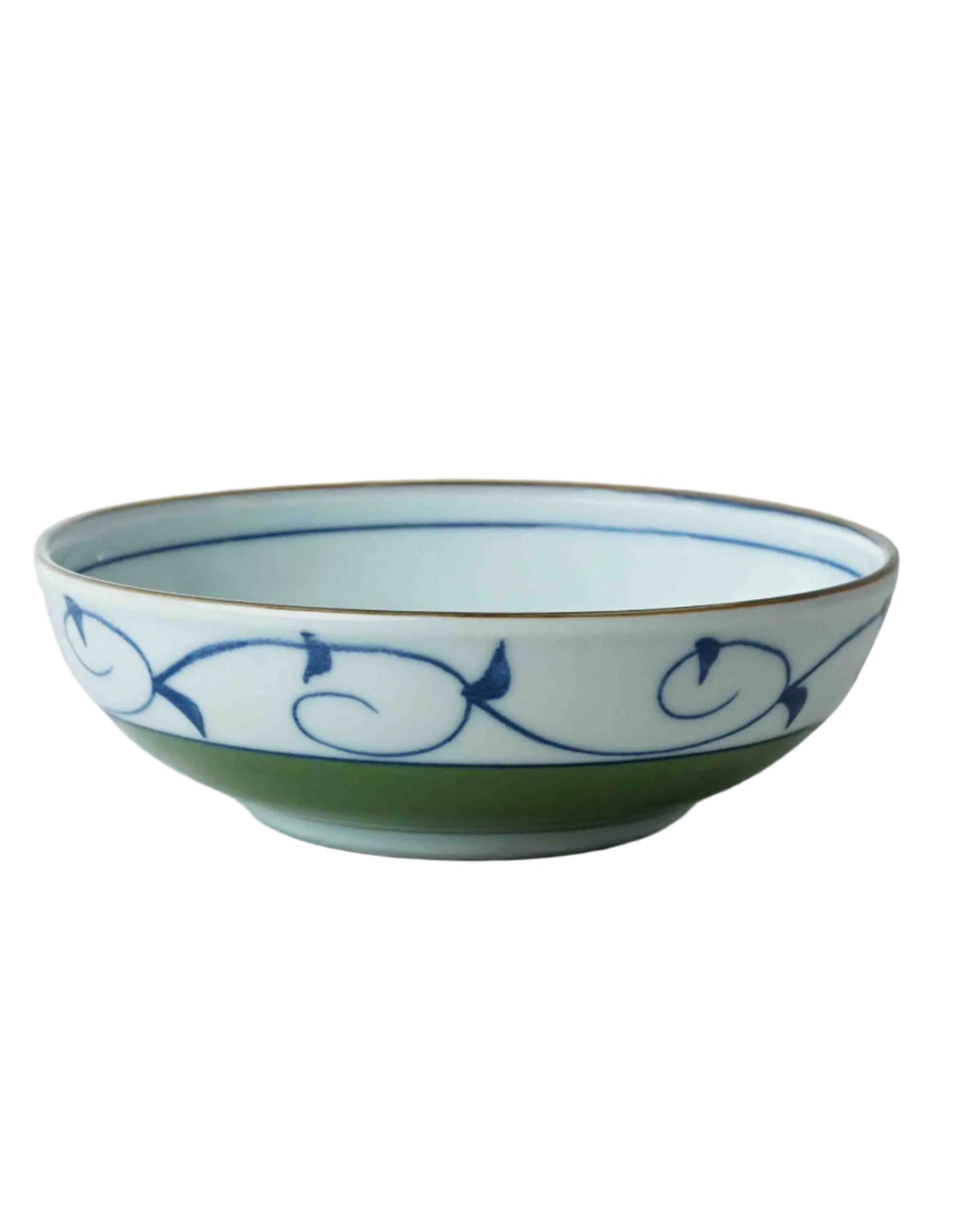 Hand painted Japanese Ceramic Tofu Dish Bowl