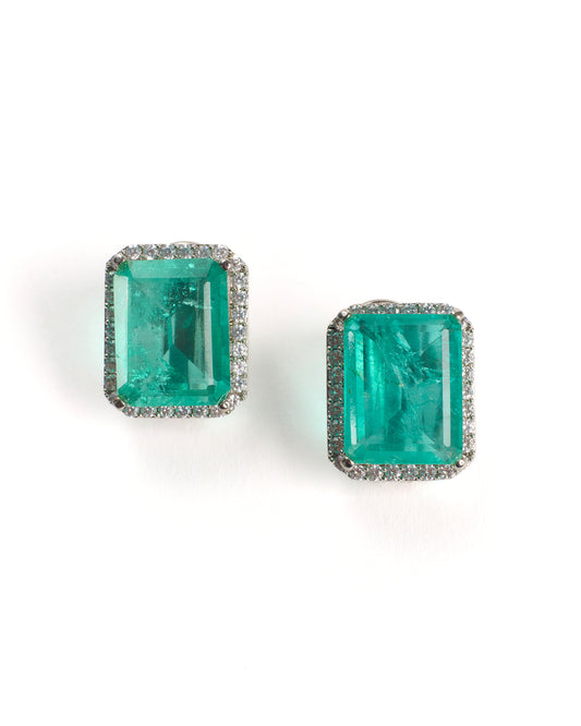 Emerald earring