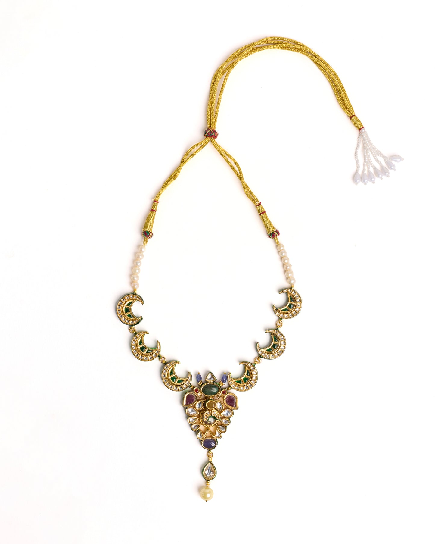 Cresent moon shaped necklace