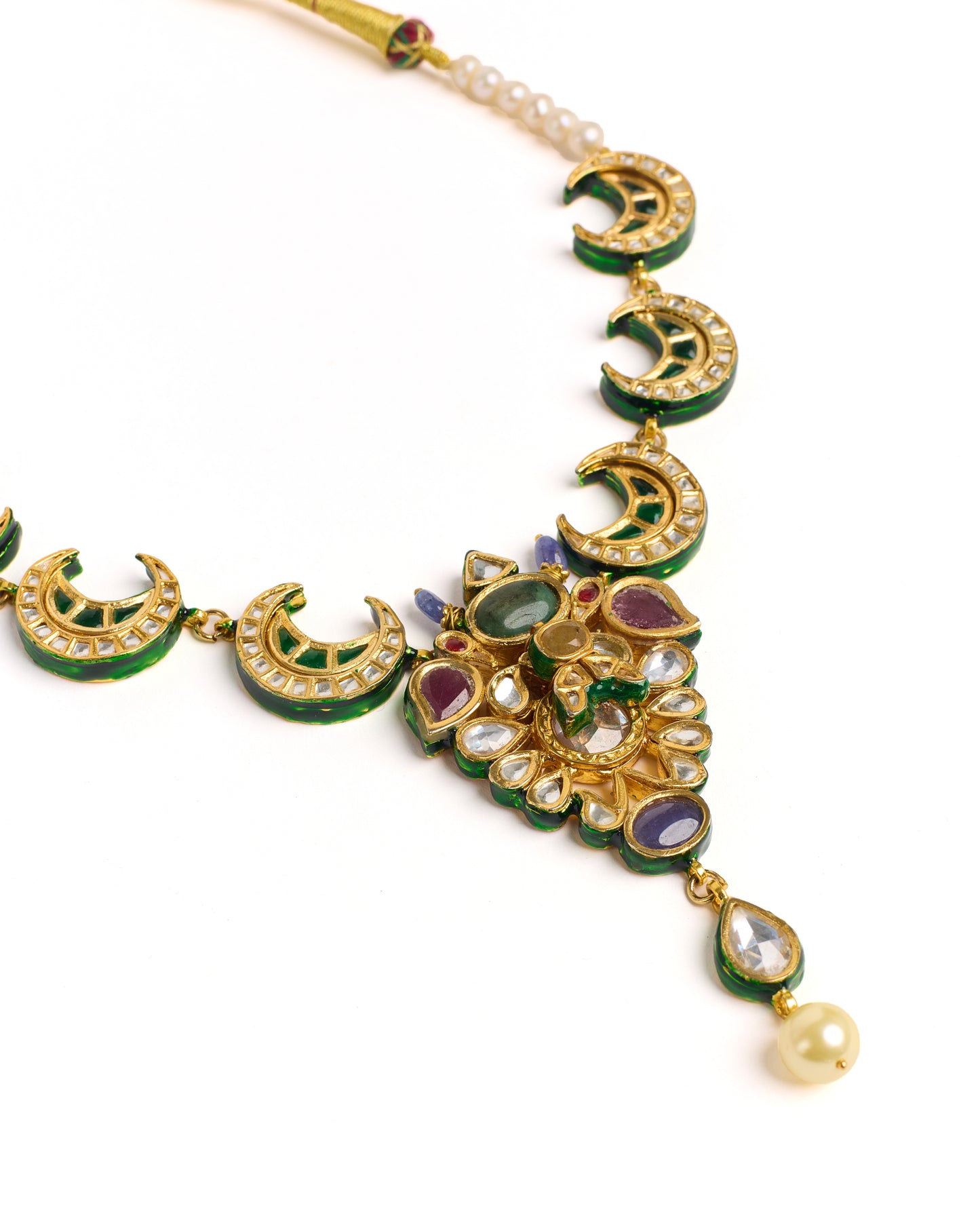 Cresent moon shaped necklace