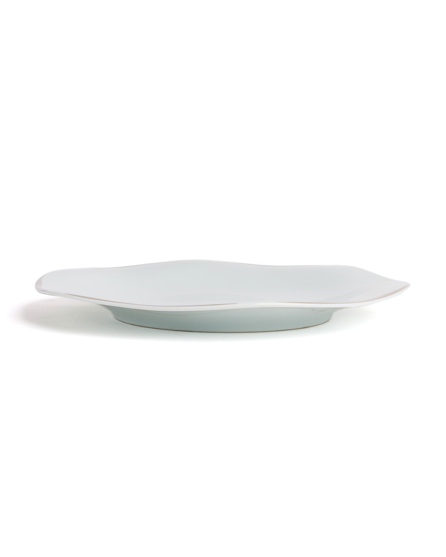 White moon dinner plate