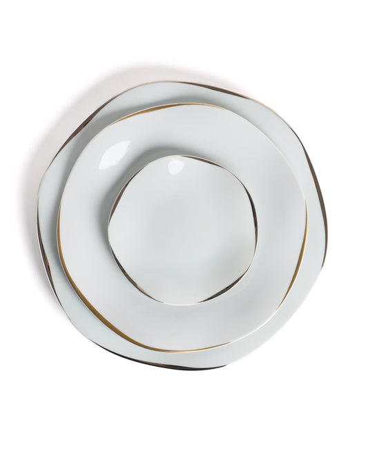 White moon dinner set