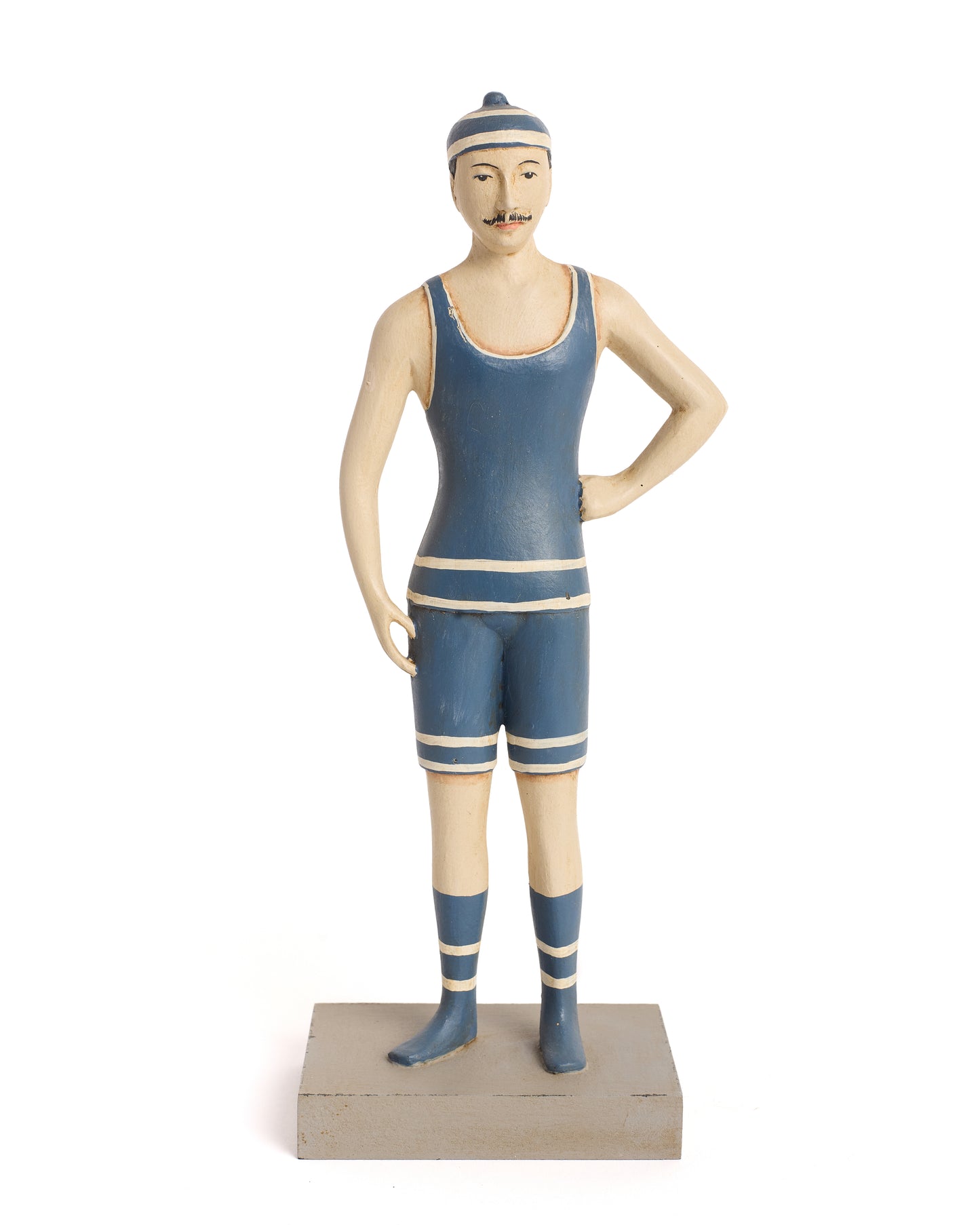 Vintage Swimming Boy Figurine