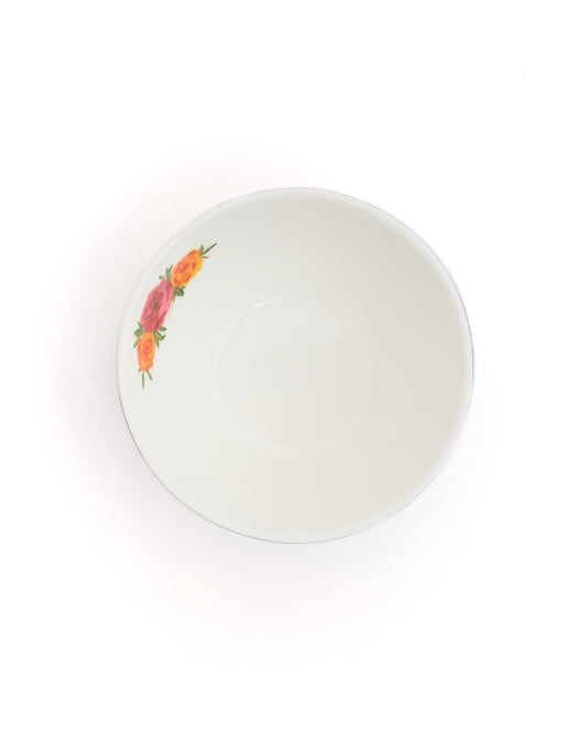 Elegant Flower Design Printed Bowl