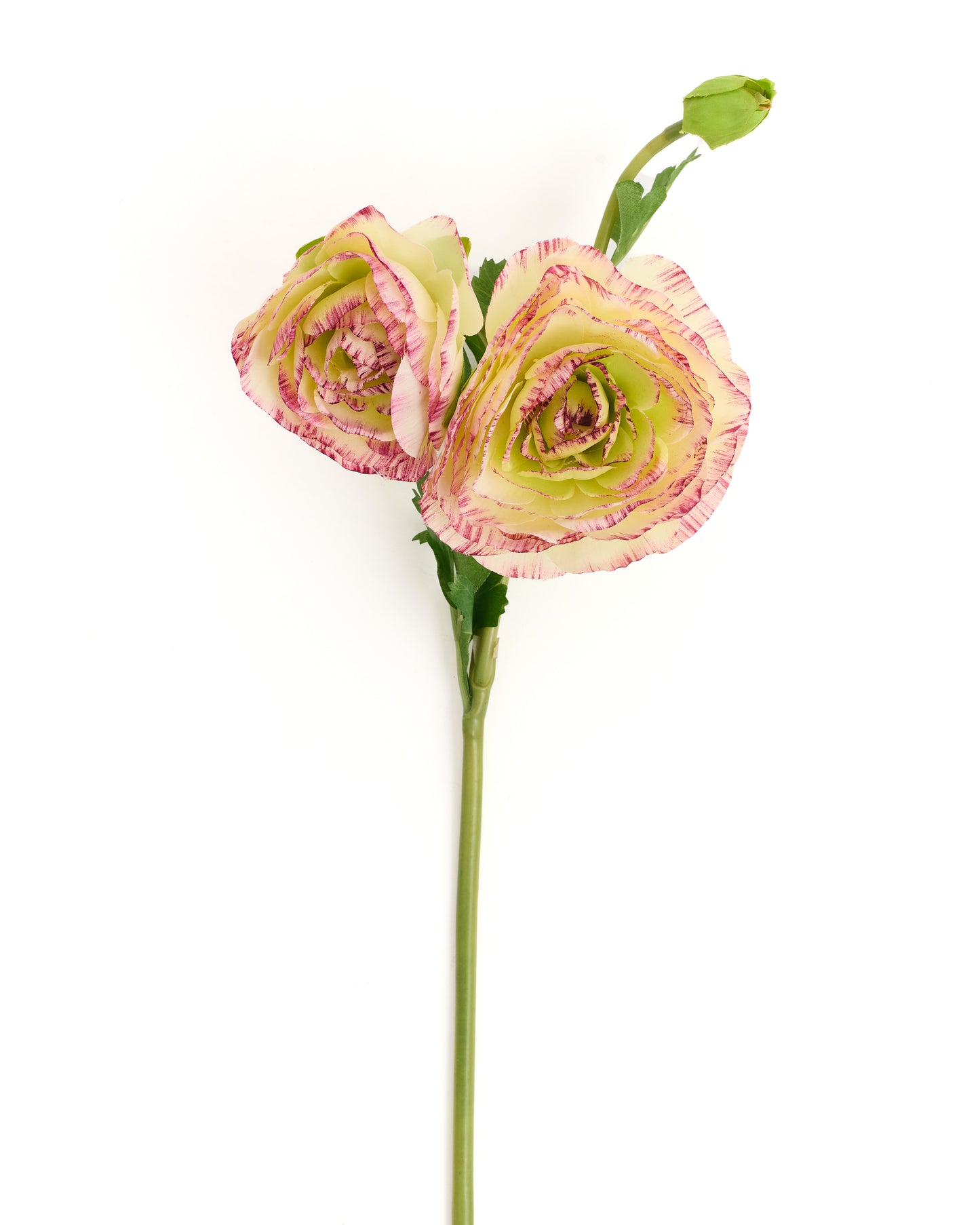 Artificial Variegated Ranunculus Flower