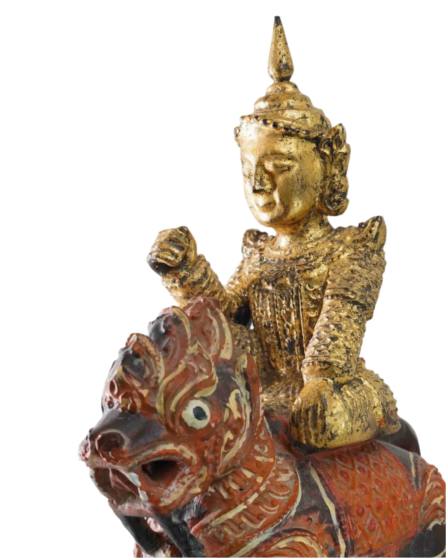 Thai Warrior Riding Mythhical Creature