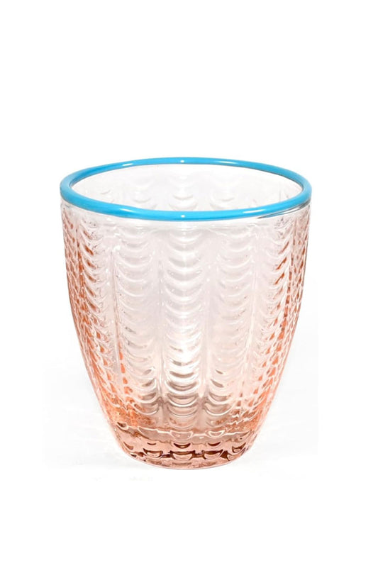 Allie tumbler - Peach / Opal blue (Set of 6)